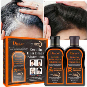 Dissar Black Hair Shampoo Keratin شامبو بالكرياتين لصبغ الشعر أسود