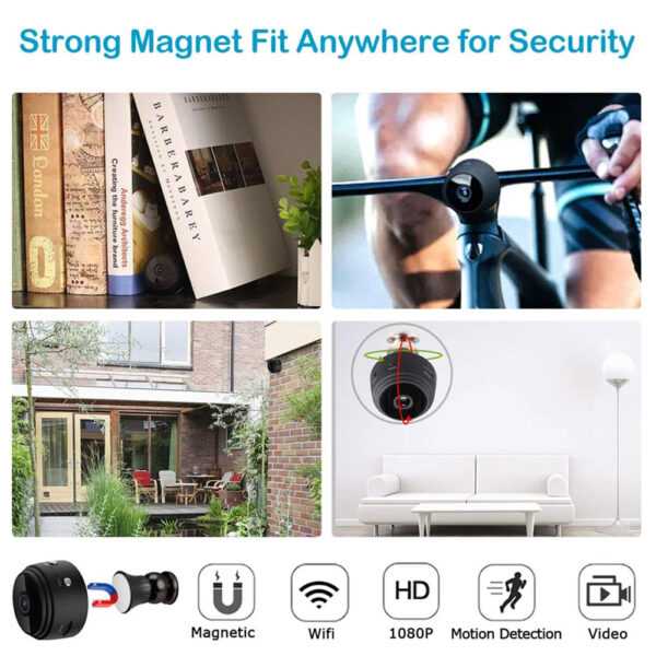 ⁦كاميرا مراقبة منزلية صغيرة - Small home security camera⁩ - الصورة ⁦8⁩