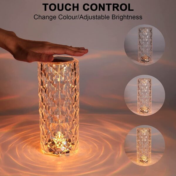 ⁦Crystal Diamond Lamp مصباح كريستال الماس⁩ - الصورة ⁦5⁩