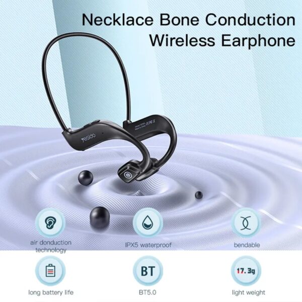 ⁦Yesido Waterproof bluetooth earphones سماعة Yasido مقاومة للماء⁩ - الصورة ⁦4⁩