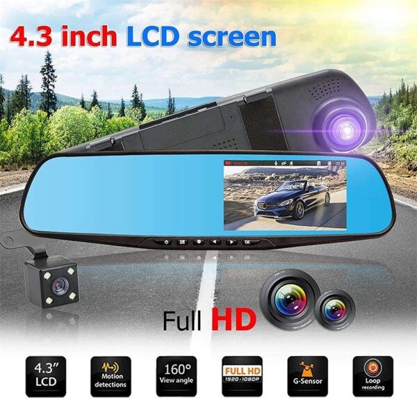 Front & Back view camera مرايا و كاميرة السيارة سهله التركيب