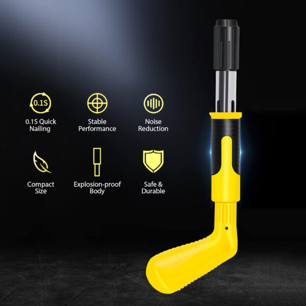 ⁦عرض 2 مسدس مسامير ستيل Steels Nail Shooting Gun⁩ - الصورة ⁦2⁩