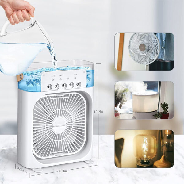 ⁦Portable Air Conditioner Fan - مروحة مكيف الهواء المحمولة⁩ - الصورة ⁦3⁩