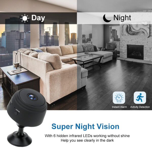 ⁦كاميرا مراقبة منزلية صغيرة - Small home security camera⁩ - الصورة ⁦11⁩