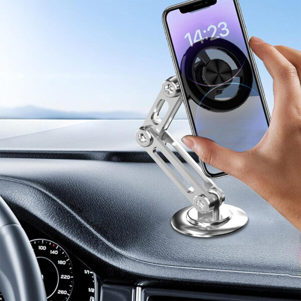 ⁦حامل هاتف مغناطيسي للسيارة 360 درجة - 360 degree magnetic car phone holder⁩ - الصورة ⁦5⁩