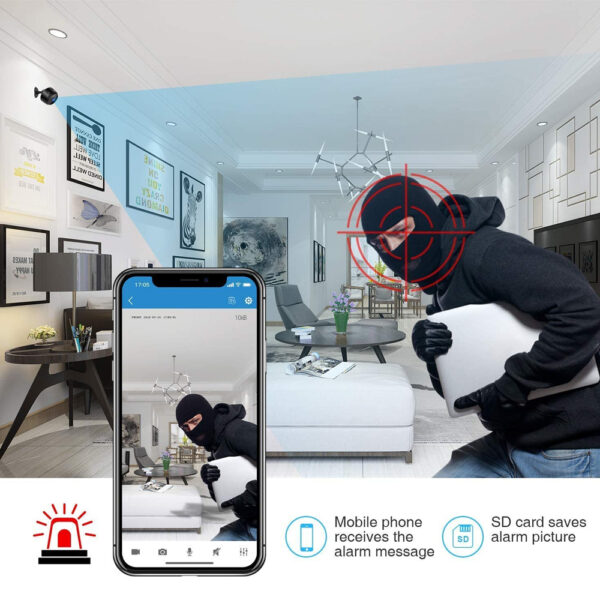 ⁦كاميرا مراقبة منزلية صغيرة - Small home security camera⁩ - الصورة ⁦9⁩