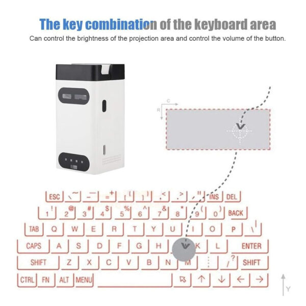 ⁦Virtual Keyboard KB630-M1 - لوحة المفاتيح الافتراضية KB630-M1⁩ - الصورة ⁦6⁩