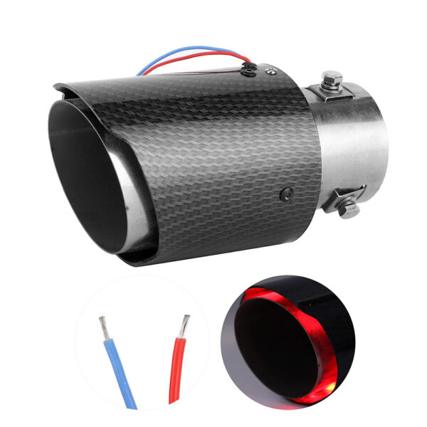 ⁦Carbon Fiber NOS Exhaust Light - توربو ونايتروس لايت⁩ - الصورة ⁦5⁩