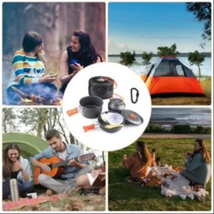 • AVCXEC Camping Cookware Set – مجموعة تجهيزات المطابخ للتخييم من AVCXEC